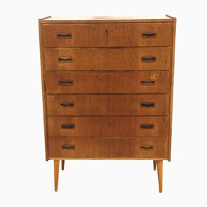 Scandinavian Teak Chest of Drawers, Sweden, 1960