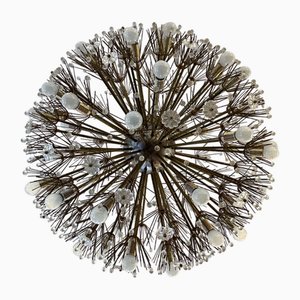 Sputnik Chandelier in Brass, 1975