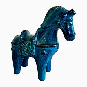 Mid-Century Keramikpferd von Aldo Londi für Bitossi, Italien, 1950er-1960er