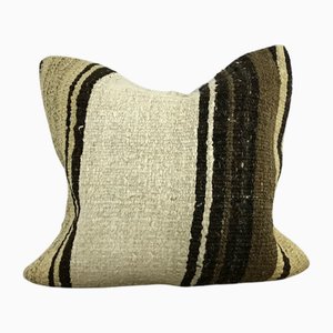 Federa vintage intrecciata a mano, anni '60