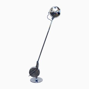 Lampadaire Inclinable Vintage en Métal Chromé par Paolo Tilche, 1970s