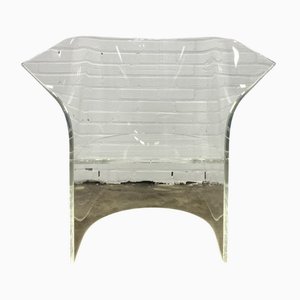 Chaise Vintage en Verre Acrylique attribuée à Vladimir Kagan