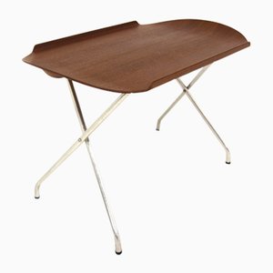 Skandinavischer Beistelltisch aus Teak von Fredriksberg Metalvarefabrik, Norwegen, 1960