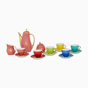 Set da caffè vintage, Polonia, anni '60, set di 15