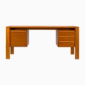 Freistehender Mid-Century Teak Schreibtisch von GV Møbler, 1960er