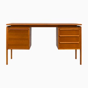 Mid-Century Teak Desk from GV Møbler, 1970s
