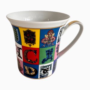 Holiday Alphabeth Christmas Edition Mug with Handle by Versace for Rosenthal, 2019