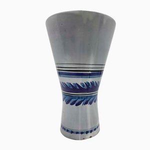 Vintage Cornet Vase in Ceramic by Roger Capron, 1950