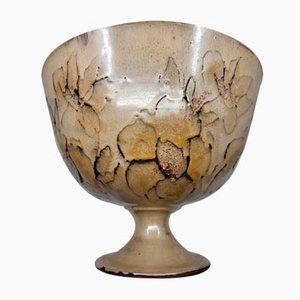 Large French Enameled Ceramic Bowl, 1970