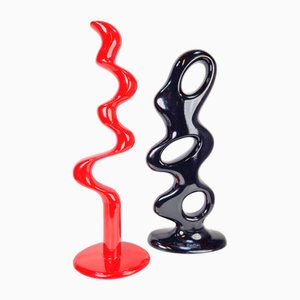 Sculptures Döman Abstraites Vintage par Tony Almén & Peter Gest pour Ikea, 1990s, Set de 2