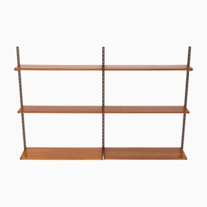 Système d'Étagères Mid-Century en Teck par Kai Kristiansen pour Fm Mobler, 1960s