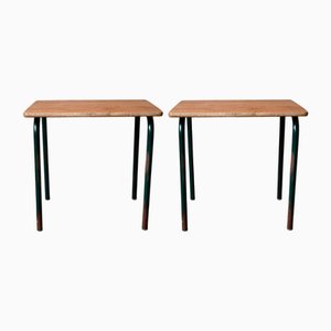 Schulbänke für Kinder, Frankreich, 1950er, 2er Set