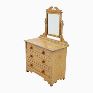 Antiker Schminktisch mit Glasur, 1900er