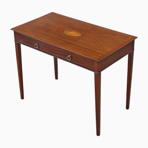 Antique 19th Century Inlaid Mahogany Writing Table