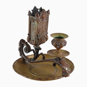 Bronze Candlestick, Europe, 19th Century