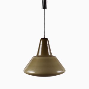 Deckenlampe aus Farbglas, Italien, 1960er