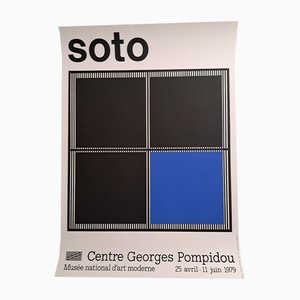 Jesús-Rafael Soto, Center Pompidou Exhibition Poster, 1979, Screenprint