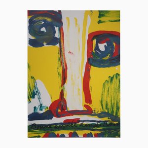 Bengt Lindström, Wild Portrait, Original Lithographie