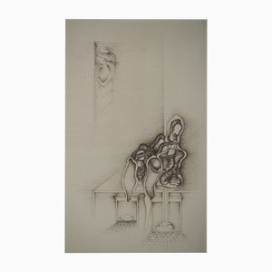 Fred Deux, Table Decorations, Original Engraving