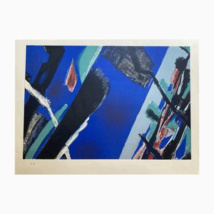 Jean Bazaine, The Clearing, 1983, Lithograph