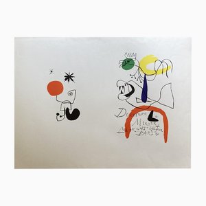 Joan Miró, Behind the Mirror Poster, 1959, Magazine Page Lithograph