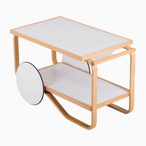 Carrello da tè di Alvar Aalto per Artek, anni '80