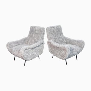 Poltrone Lady attribuite a Zanuso, set di 2