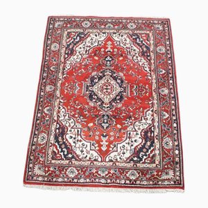 Vintage Rug with Mainly Red and Blue Tones