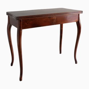 Mahogany Console Folding Table, France