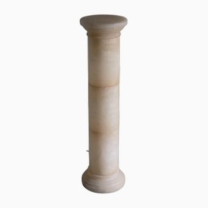Säulen Stehlampe aus Alabaster, Italien, 1980er