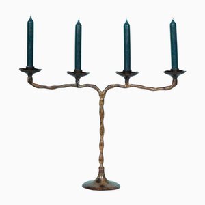 Vintage Bronze Candelabra, 1960s