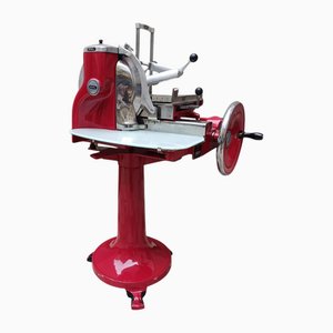 Berkel Mod 115 Flywheel Slicer with Pedestal, Holland, 1950s