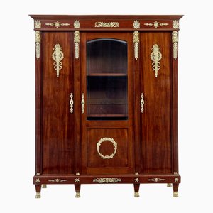 Late 19th Century French Empire Mahogany and Ormolu Cabinet, 1890s