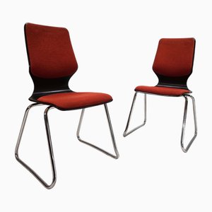 Chaises Pagwood par Elmar Flötotto, 1970s, Set de 2
