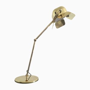 Italian Flamingo Brass Table Lamp by Ghidini 1961