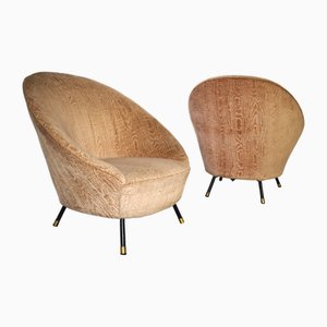 Sessel, Italien, 1950er, 2er Set