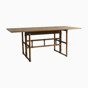 Flip-Top Console Table from McGuire, San Francisco, 1970