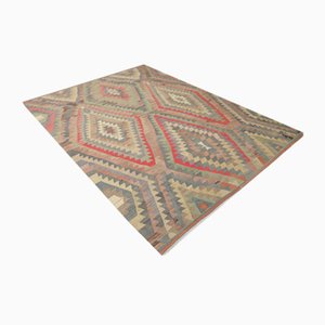 Türkischer Vintage Kelim Teppich aus Wolle