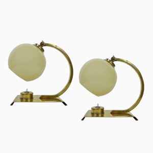 Art Deco Table Lamps, 1930s, Set of 2