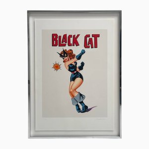 Mel Ramos, Gatto nero, anni '50, serigrafia