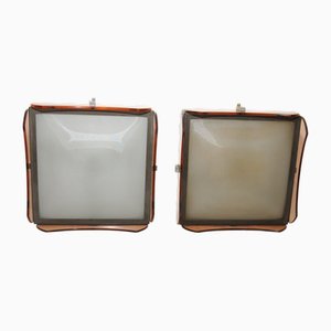 Veca Ceiling Lights from Fontana Arte, 1958, Set of 2