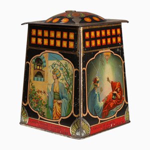 Antike Jugendstil Blechdose von De Beuckerlaer, 1890er