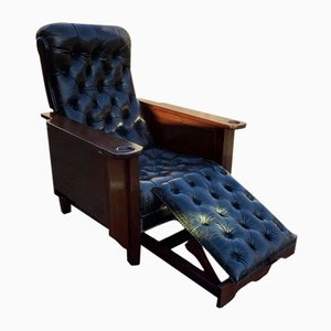 Glenisters Patent Reclining Gaming Armchair in Mahogany