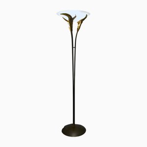 Large Swedish Art Deco Style Torch Uplight, 1990s