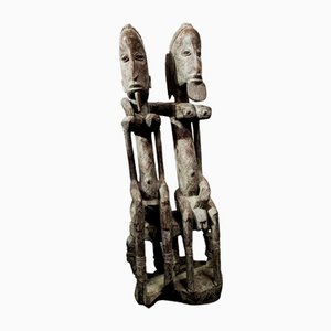 Malian Artist, Dogon Couple Statue, Pre-1800s, Wood