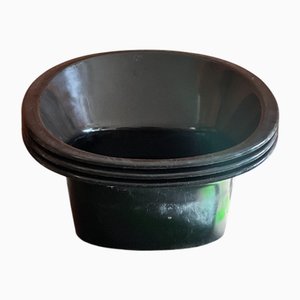 Schwedischer Sessel aus schwarzem Kunststoff von Svante Schöblom für Overman, 1970er