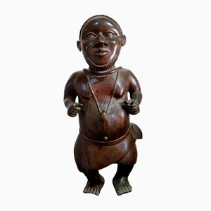 Nigerian Kingdom of Benin Oba Ifé Artist, Court Dwarf, Pre-1800s, Bronze