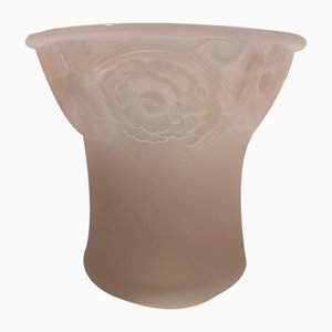 Vase en Verre Blanc par René Lalique pour Lalique, 1930s