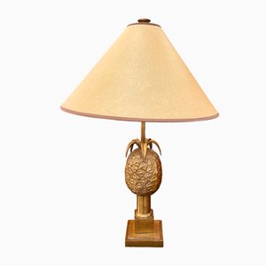 Gilt Bronze Pineapple Lamp from Maison Charles, 1960s