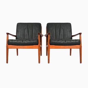 Set of Vintage Danish Chairs by Svend Aage Eriksen, 1960s